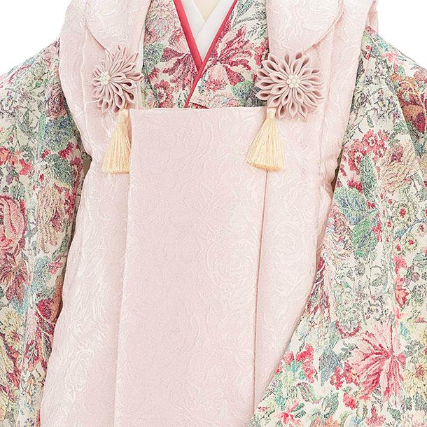 着物 3歳 753 七五三 被布 草履 こども ピンク レンタル 女の子 おう