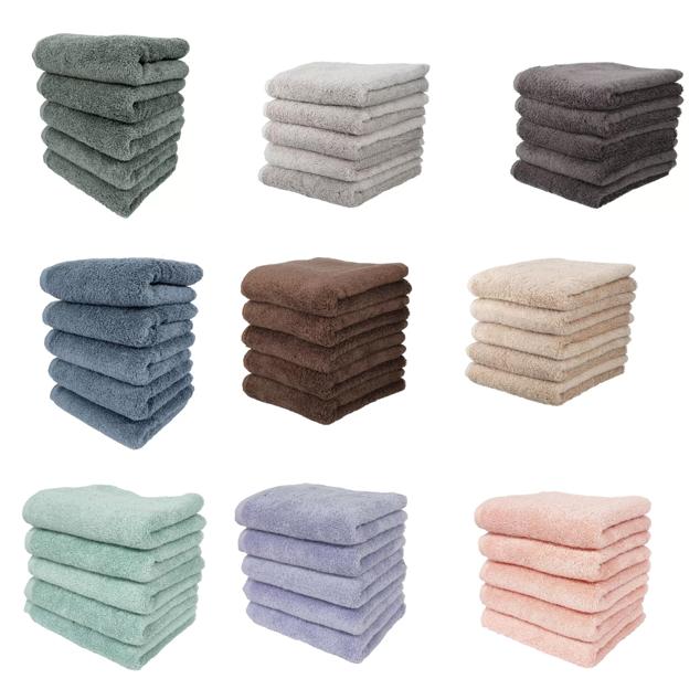 伊澤タオル ふんわりボリュームフェイスタオル 5枚セット イザワタオル