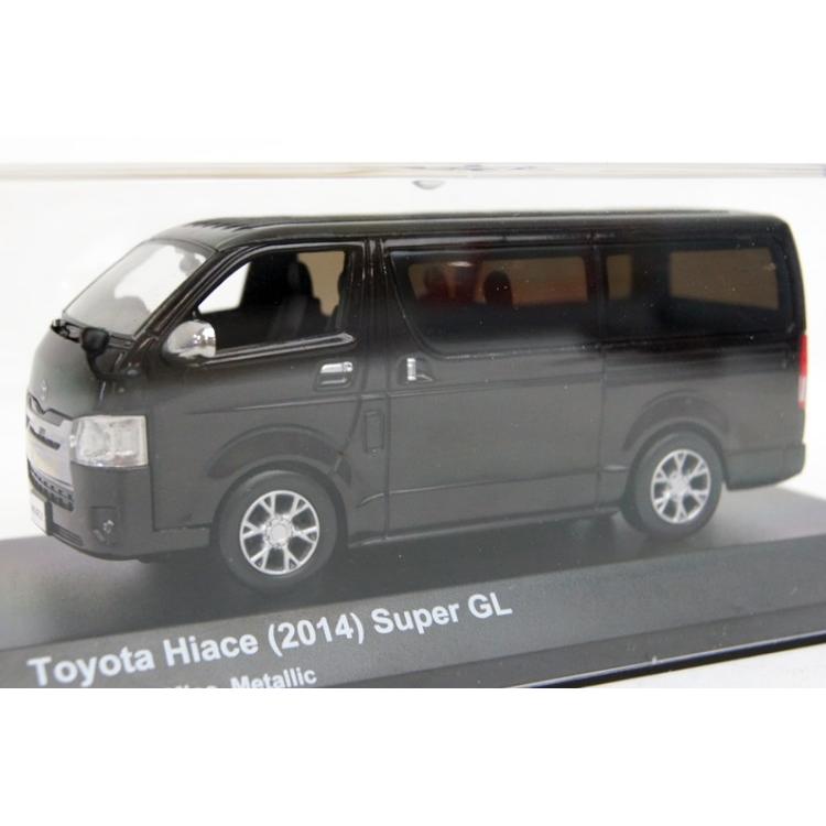 京商 1/43 トヨタ ハイエース スーパー GL 2014 ブラック Kyosho 1:43
