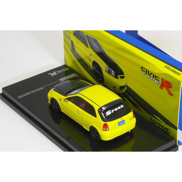 TARMAC Works 1/64 ホンダ スプーン シビック タイプR EK9 イエロー