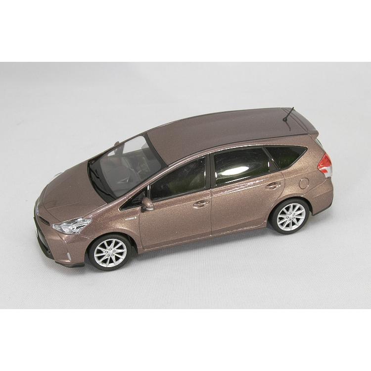 トヨタ特注 1/30 新型 トヨタ プリウス α ダークシェリーマイカ