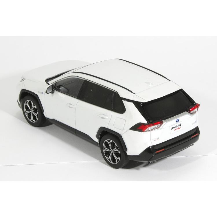 トヨタ特注 1/30 新型 トヨタ RAV4 PHV ホワイト カラーサンプル