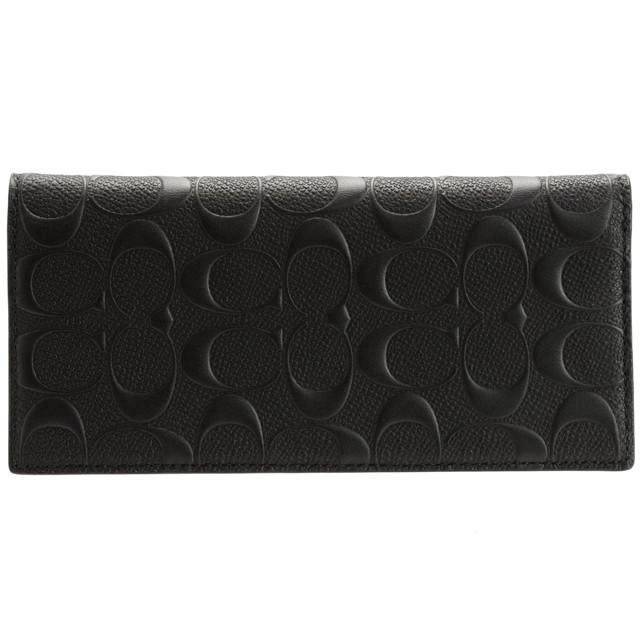 COACH（コーチ） 財布 長財布 二つ折り シグネチャー メンズ