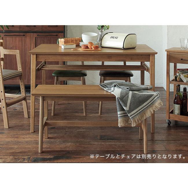 ダイニングベンチ 100幅 2人掛け 単品 レトロ 長椅子 木製 ベンチ