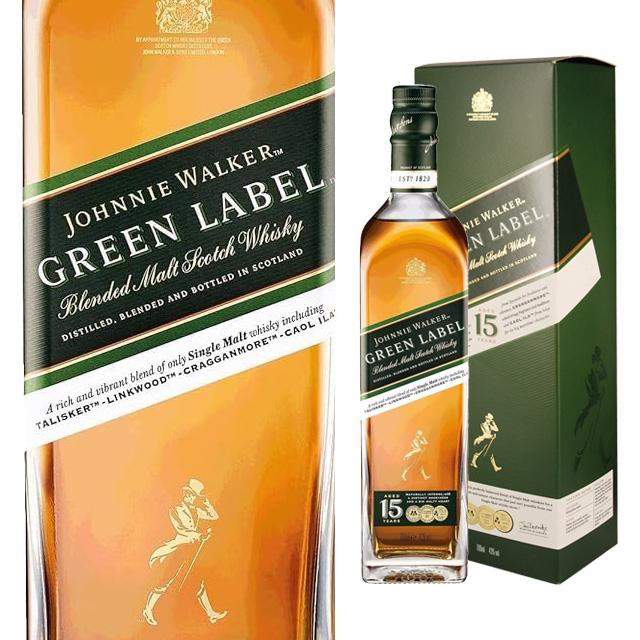箱不良 JW グリーンラベル 15年 43度 700ml ジョニーウォーカー