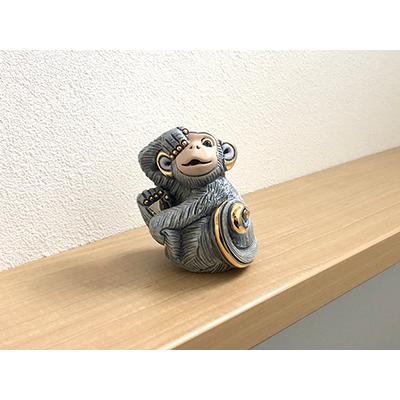 置物 サル さる 猿 陶器 送料無料 F386 : リンコナダ(日本代理店