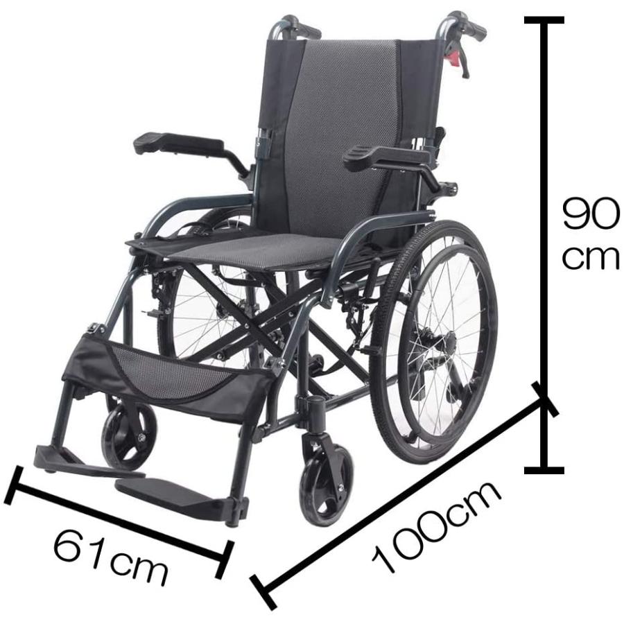 ナイス ウェイ6(Nice Way6) 自走式折りたたみ 車椅子（漕ぎやすい自走