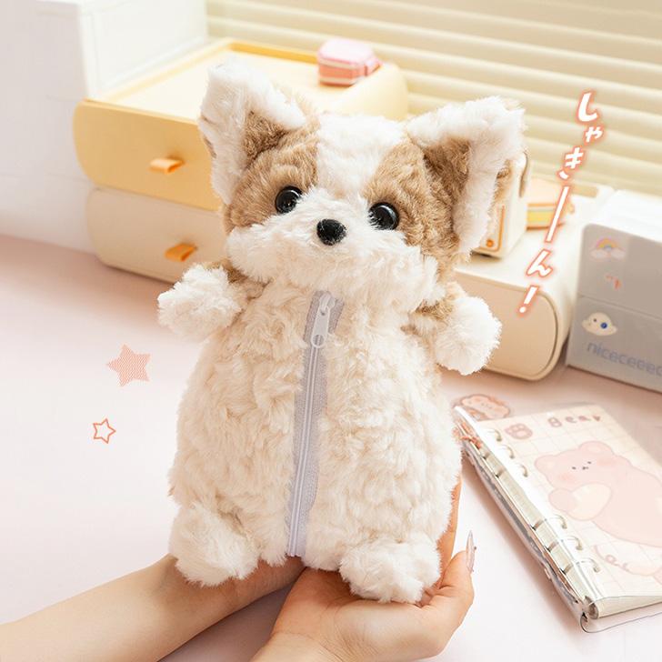 ペンケース 筆箱 ふでばこ 大容量 ぬいぐるみ フィギュアポーチ 韓国