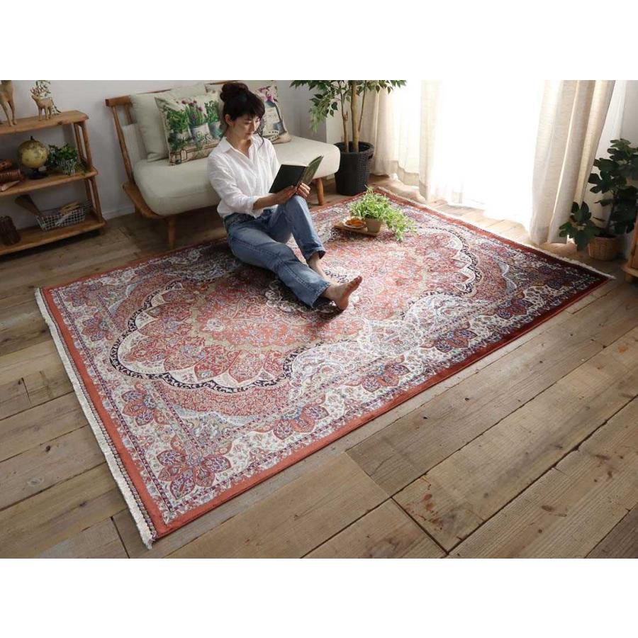 グラムスタイル ラグ カーペット ウィルトン織 メダリオン 1.5畳 140