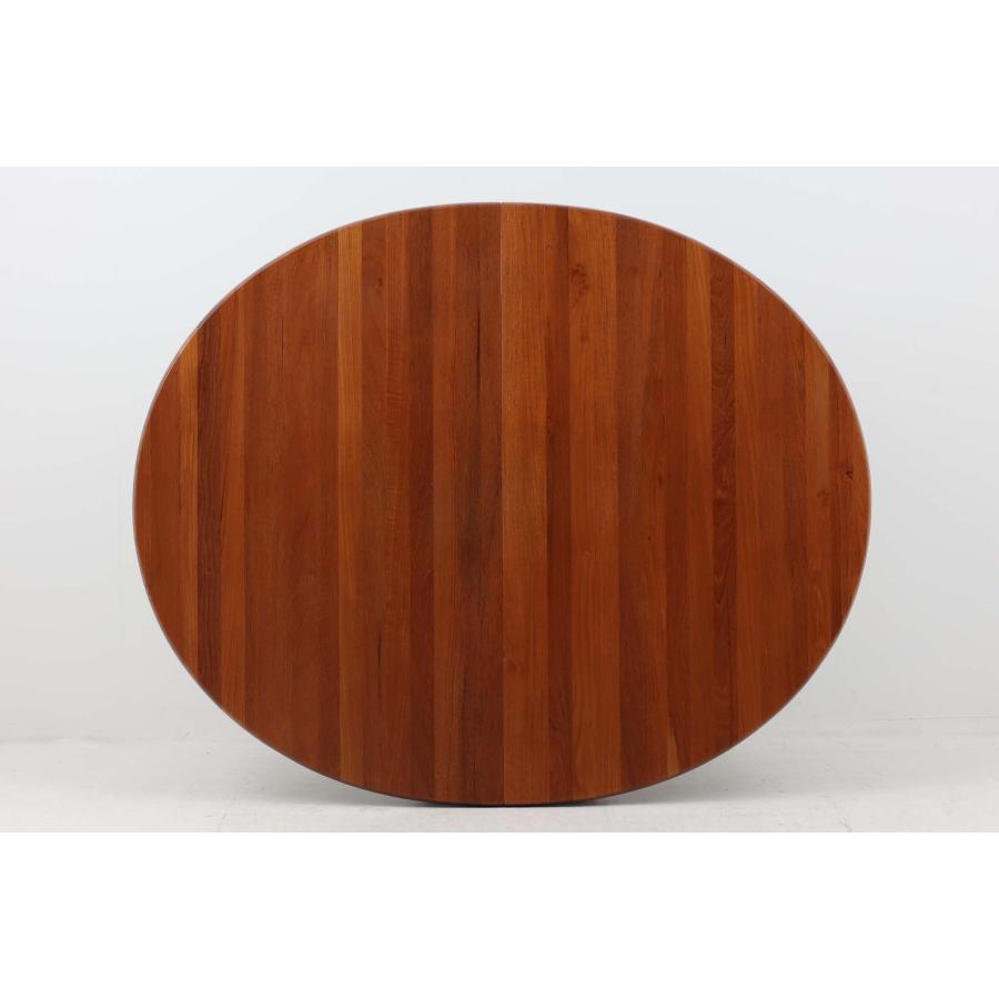 希少 デンマーク製 オーバル型 エクステンションダイニングテーブル 幅