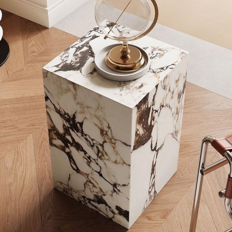 サイドテーブル コーヒーテーブル 大理石風 ラグジェアリー ホテル