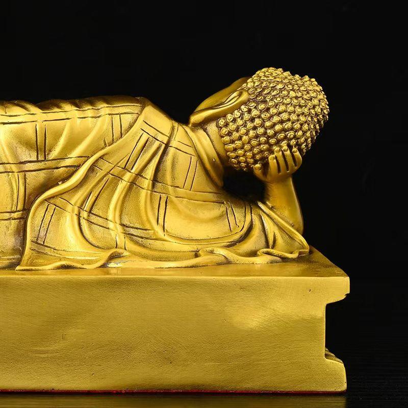 佛像 涅槃仏 釈迦牟尼仏 如来像 釈迦 風水 置物 オブジェ 仏像 供養像