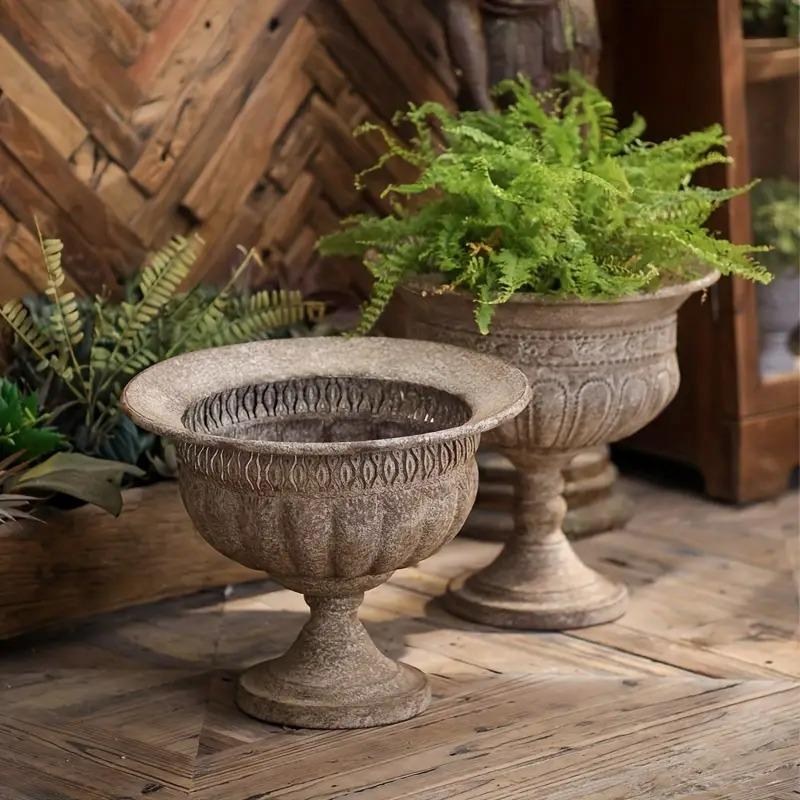 フラワーポット ヴィンテージ調 アメリカン アイアン 庭 ガーデン