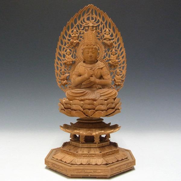 大日如来 坐像 高さ30cm 白檀製 木彫り 仏像 : 仏像と縁起物の専門店