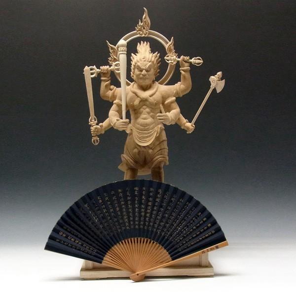 大元帥明王 立像 高さ60cm 楠製 木彫り 仏像 : 仏像と縁起物の専門店