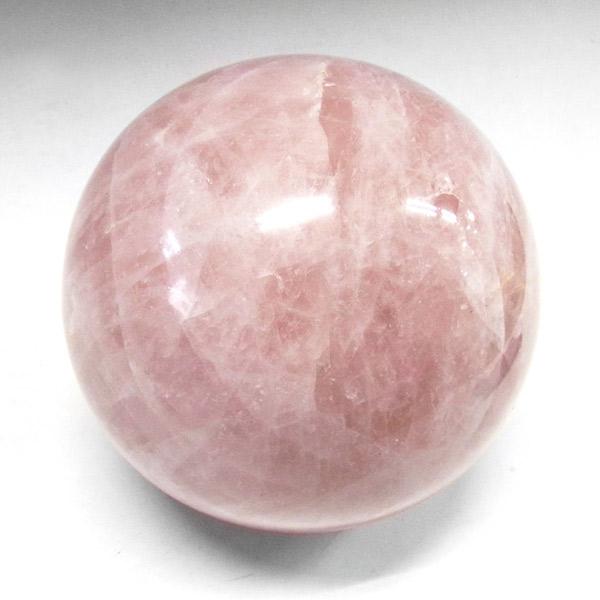 ローズクォーツ球 直径20cm ブラジル産 丸玉 スフィア 天然石