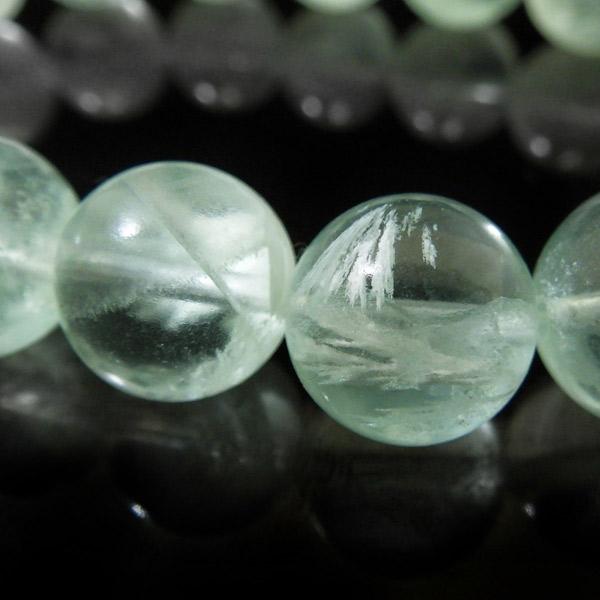 エンジェルフェザーフローライト ブレスレット チャイナ産 12.5mm玉