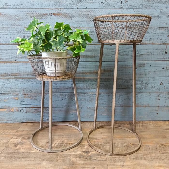 ガーデニング 雑貨 棚 花台 フラワースタンド アイアン アンティーク