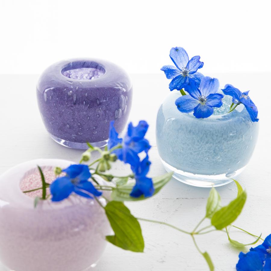 ヘンリーディーン V.Drop S ブルー系 ガラス花瓶 花器 HenryDean : S