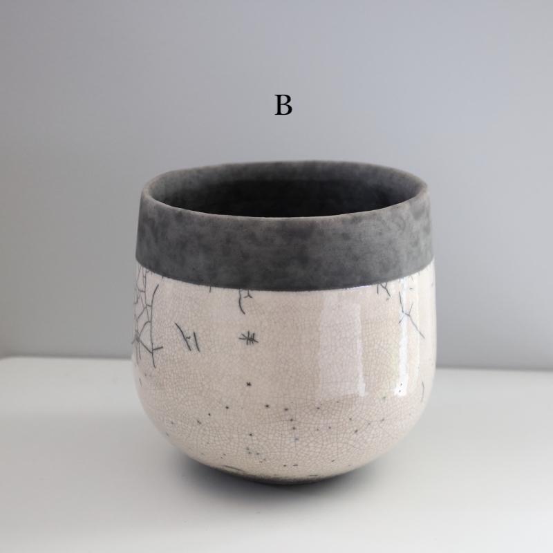 DOMANI Minsk ドマーニ ミンスク 20 パールホワイト 鉢カバー : S