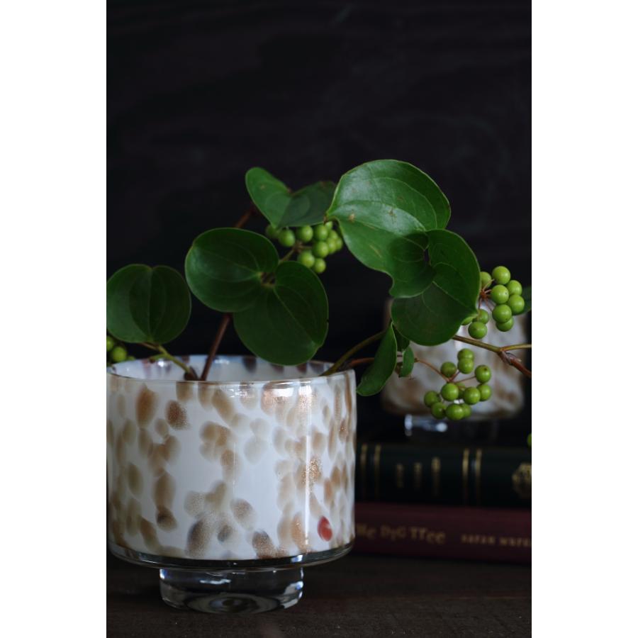 HenryDean ヘンリーディーン アキコ ペルリーノA ガラス花瓶 花器 : S