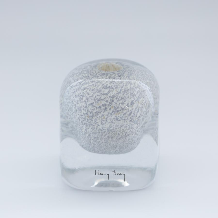 HenryDean ヘンリーディーン V.Cube キューブ ジュエル ガラス花瓶