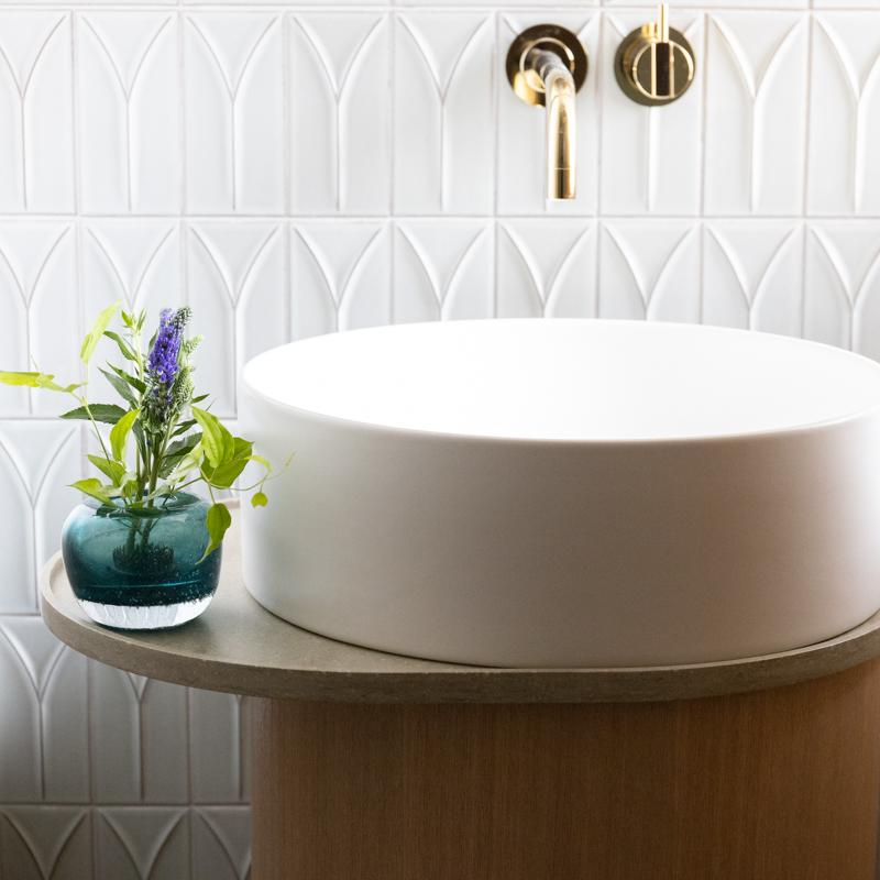 ヘンリーディーン V.Drop S ブルー系 ガラス花瓶 花器 HenryDean : S