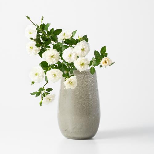 HenryDean ヘンリーディーン ソンボルハイS ガラス花瓶 花器 ホワイト