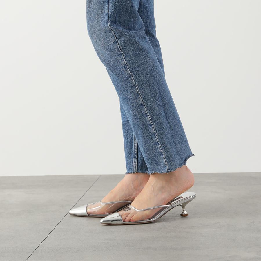 miu miu（ミュウミュウ） ミュール 5I897D 3LLU レディース ポイン