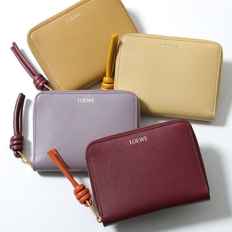 LOEWE（ロエベ） 二つ折り財布 KNOT COMPACT ZIP AROUND ノット
