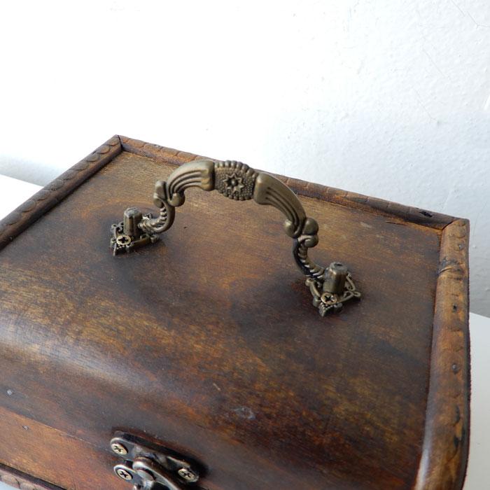 ウッドボックス 2個セット ブラウン トランクボックス ビンテージ