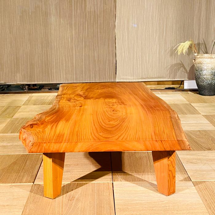 一枚板テーブル ケヤキ 欅 けやき 一枚板 座卓 ローテーブル リビング