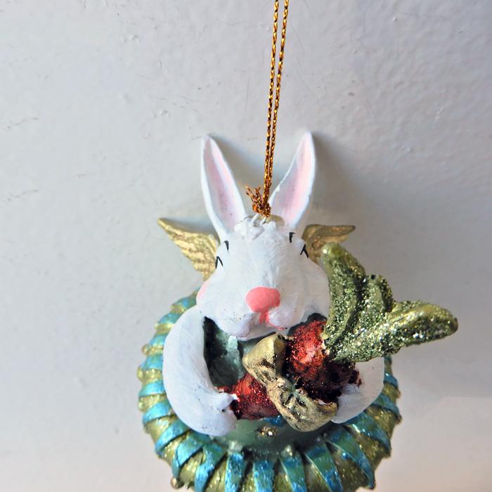 Dreamy Bunny Carrot クリスマスオーナメント 北欧 おしゃれ うさぎ