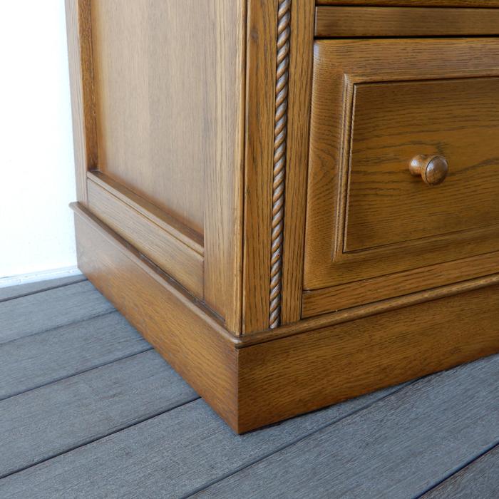 加藤木工 CCチェスト800 チェスト タンス 整理ダンス ナラ無垢 オーク