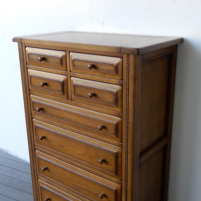 加藤木工 CCチェスト800 チェスト タンス 整理ダンス ナラ無垢 オーク