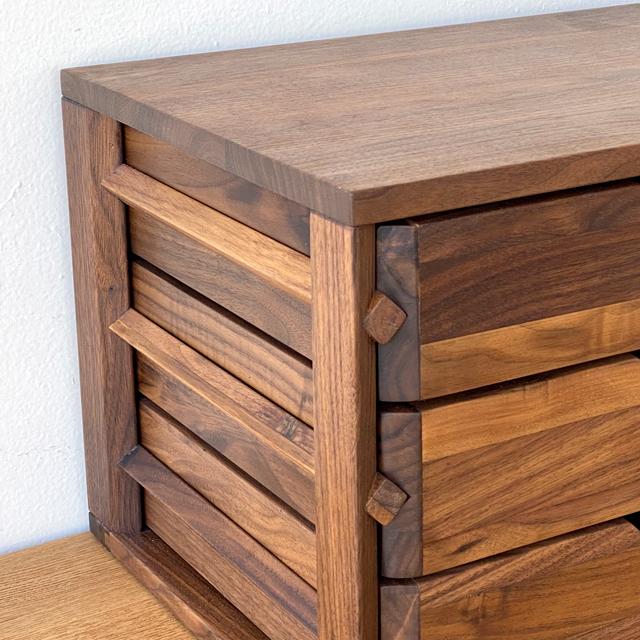 書類ケース 引き出し 木製 ウォールナットトレー書類入れ レターケース