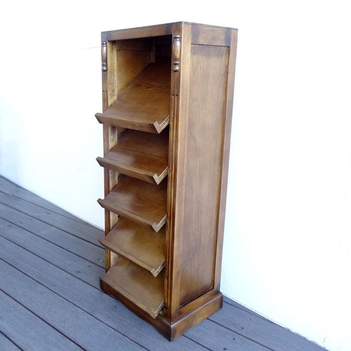 ウッドギャラリー樹 スリッパラック マガジンラック 木製 無垢材