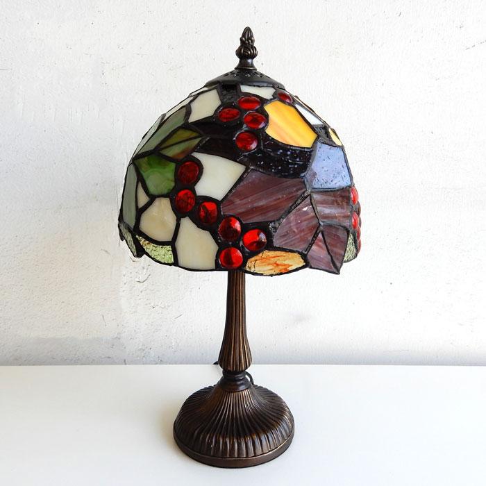 ステンドランプ 葡萄S ステンドグラス ランプ おしゃれ 葡萄 ぶどう