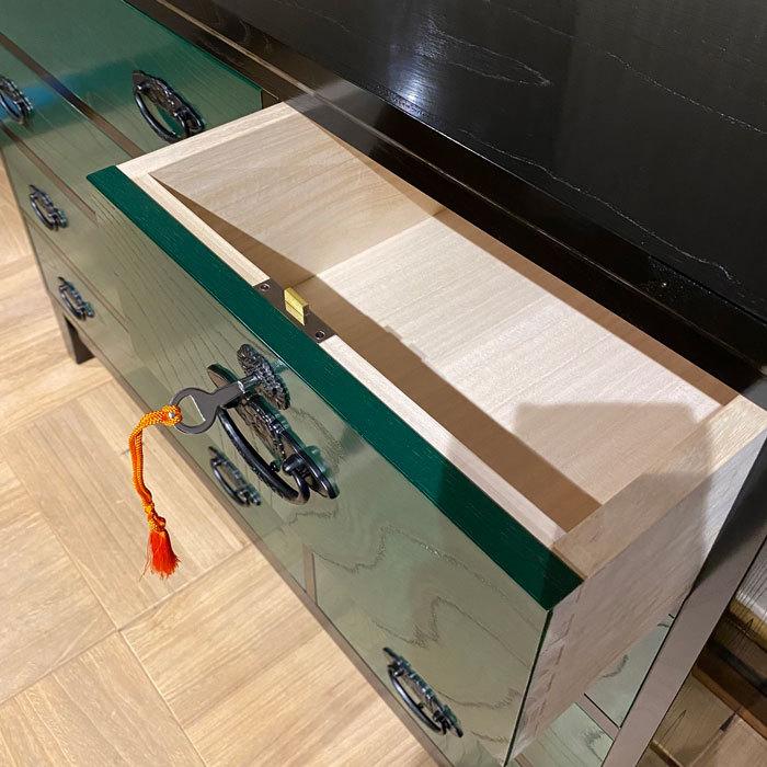 チェスト 整理箪笥 和箪笥 民芸家具風 和家具 日本製 国産家具 民芸