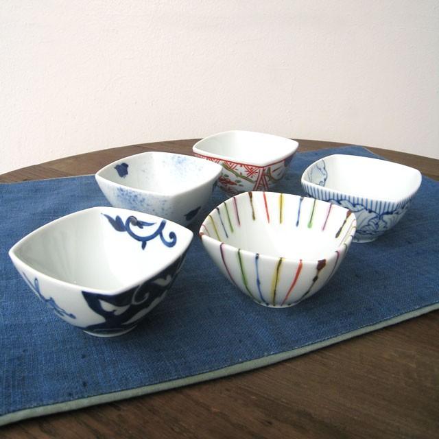 小鉢セット 角小付 小鉢揃え 箱つき 有田焼 おしゃれ 北欧 ギフト