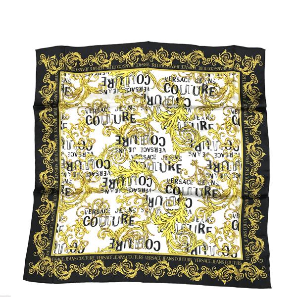 VERSACE JEANS COUTURE ベルサーチ ヴェルサーチェ スカーフ ロゴ