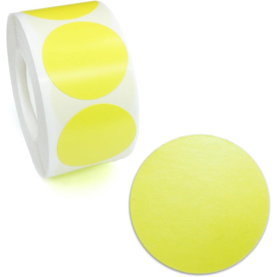 きらきらぷんぷん丸 丸シール ラベルシール ロールシール 黄色