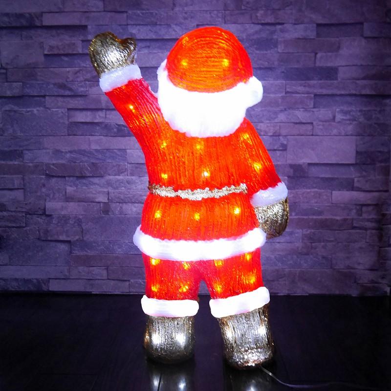 イルミネーション 可愛いサンタ53cm クリスマス LED USB オブジェ 立体