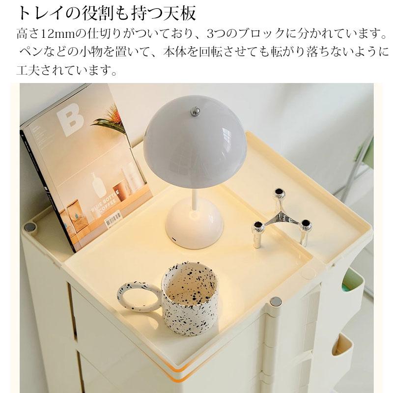 収納 ワゴン 3段5トレイ Wagon 収納ラック キャスター付き