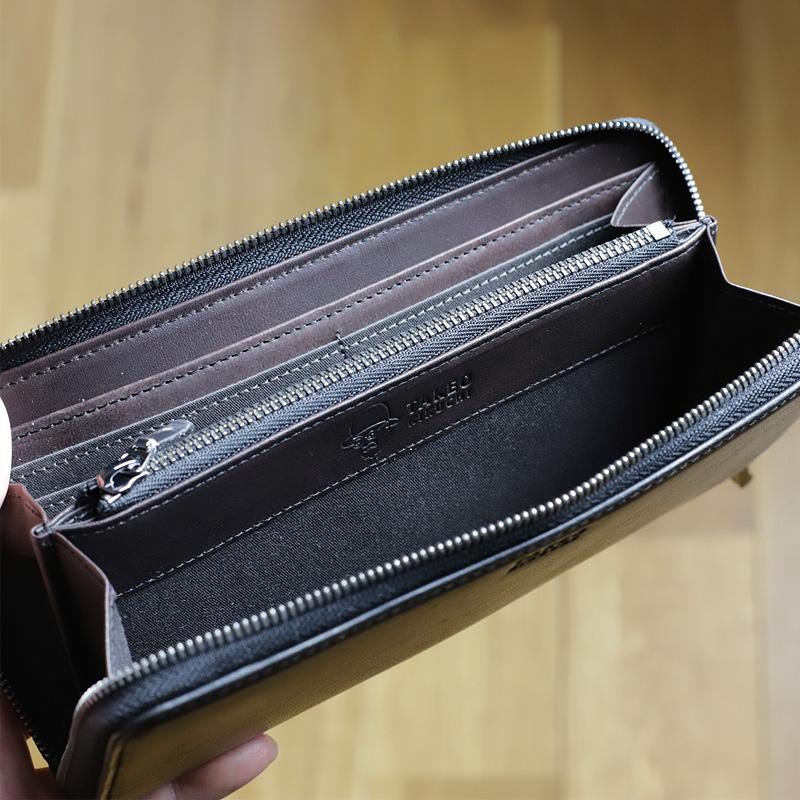 TAKEO KIKUCHI（タケオキクチ） ラウンドファスナー長財布 ヘリテージ