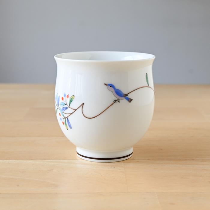 香蘭社 小鳥の詩 茶器セット 急須 日本製 おしゃれ 湯呑 セット 湯呑み