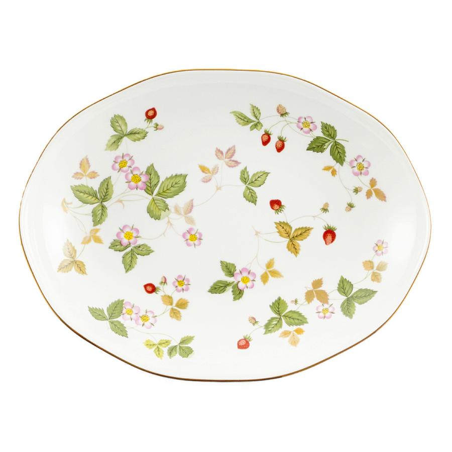 WEDGWOOD（ウェッジウッド） ワイルドストロベリー 大皿 楕円皿