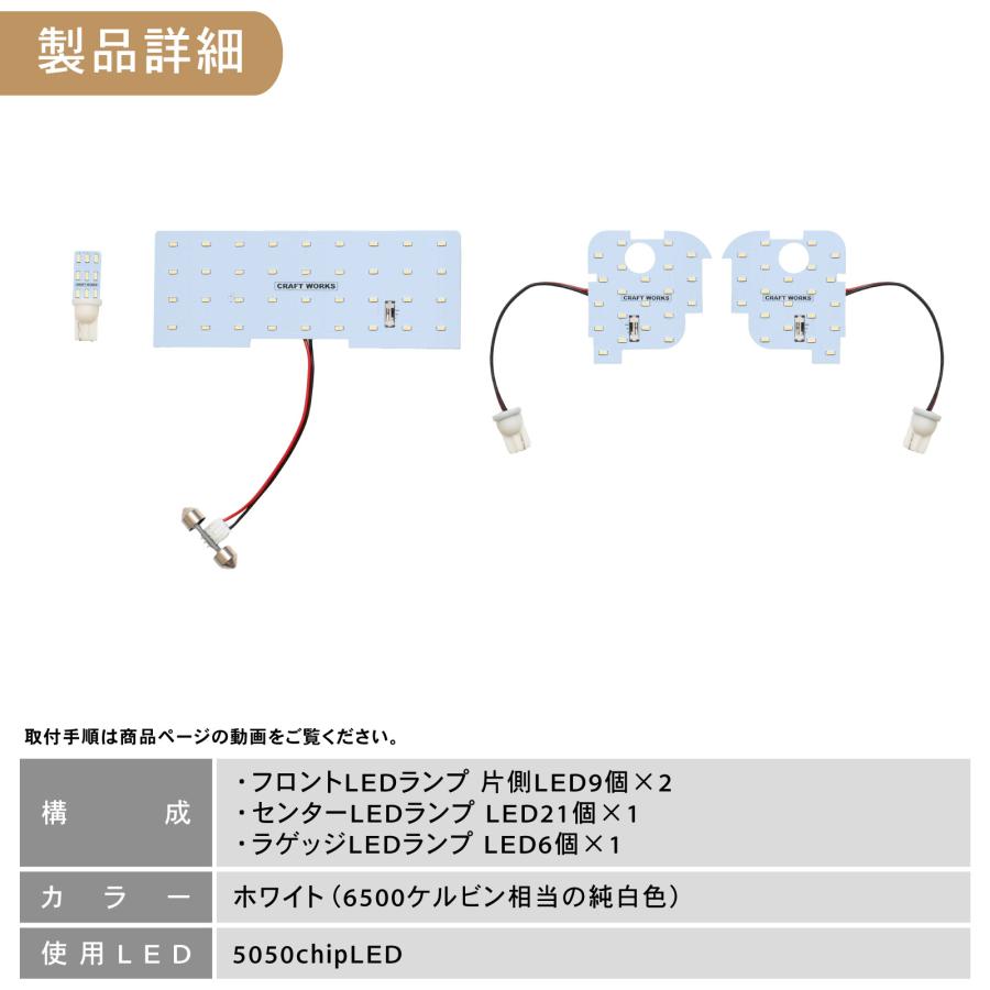 フロンクス LED ルームランプ フロント 室内灯 車内照明 インテリア
