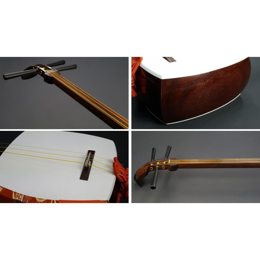 小唄三味線（特上・紫檀）セット（B）長ケース付き : 和楽器市場 Yahoo