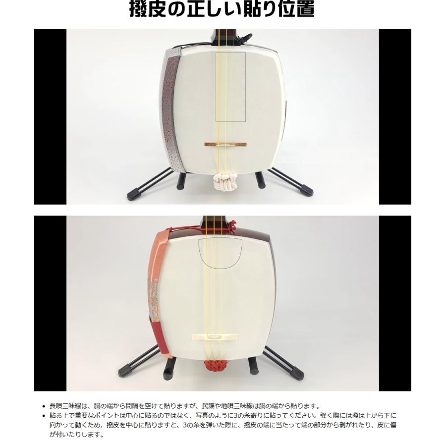 三味線用】撥皮・犬皮（津軽三味線用）（1枚） : 和楽器市場 Yahoo!店